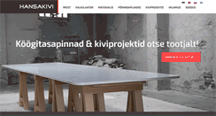 Desktop Screenshot of hansakivi.ee