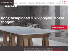 Tablet Screenshot of hansakivi.ee